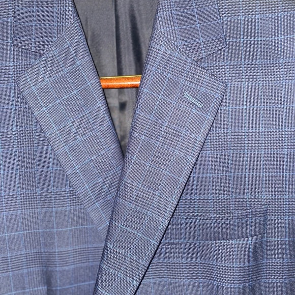 Michael Kors Men’s Blue Plaid Blazer - Picture 3 of 11